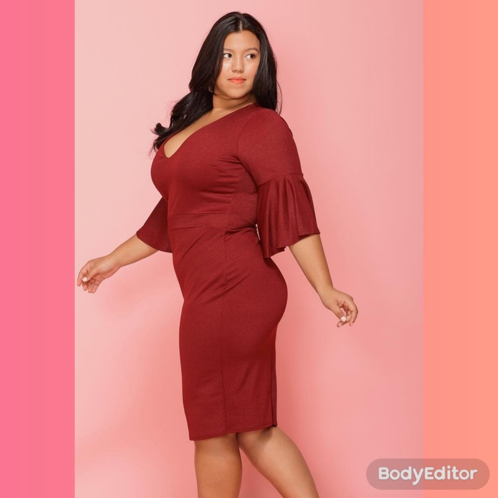 Asoph V neck 2XL cocktail dress